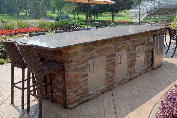 Kitchen Storage Island with Large Countertop